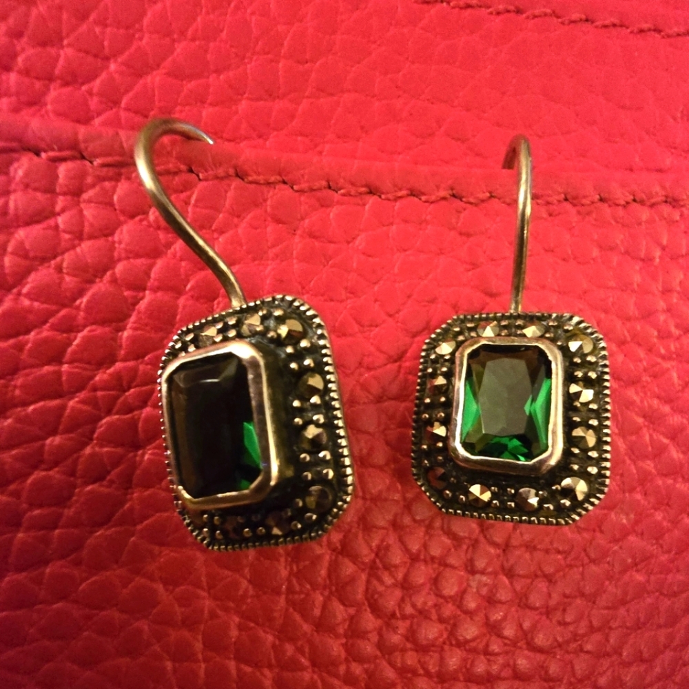 Silver and Marcasite Earrings